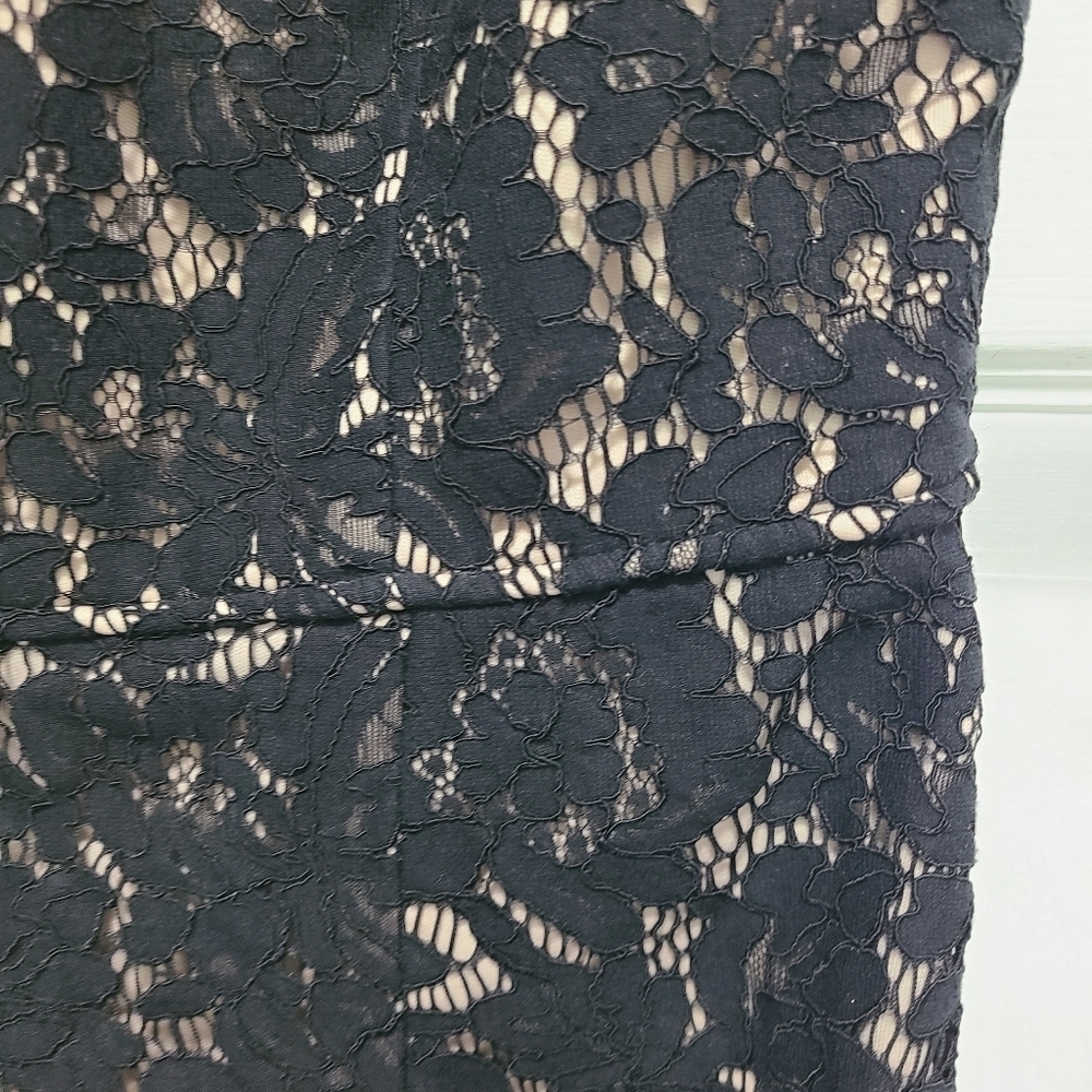Lulus Black Sheath Cocktail Dress with Scoop Neck - Picture 7 of 9